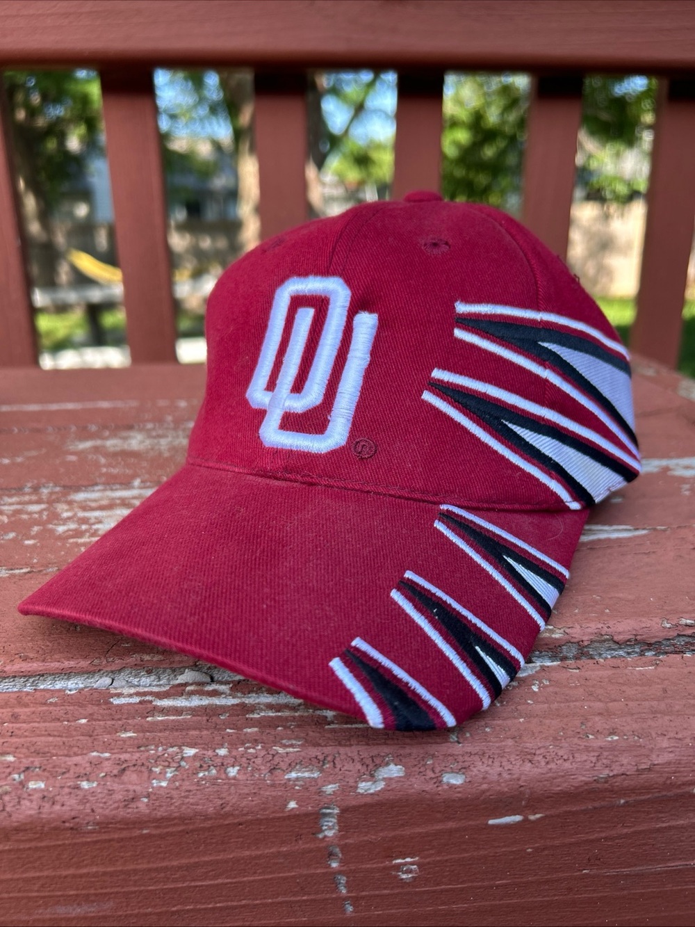 Vintage Oklahoma OU Sooners Hat Top Of The World Wave TOW